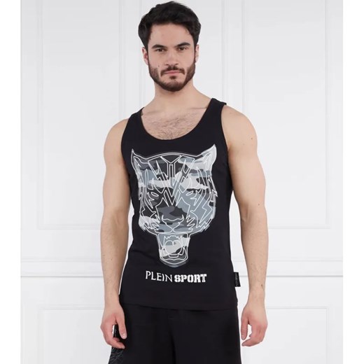 Plein Sport Tank top | Regular Fit ze sklepu Gomez Fashion Store w kategorii T-shirty męskie - zdjęcie 184322541