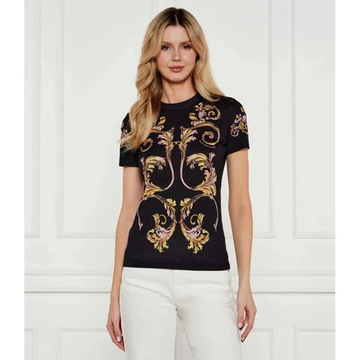 Versace Jeans Couture T-shirt | Slim Fit ze sklepu Gomez Fashion Store w kategorii Bluzki damskie - zdjęcie 184322604