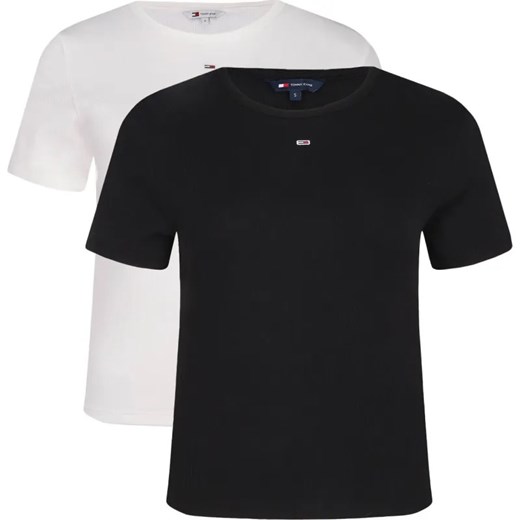 Tommy Jeans T-shirt 2-pack | Slim Fit ze sklepu Gomez Fashion Store w kategorii Bluzki damskie - zdjęcie 184322642