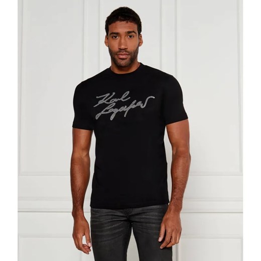 Karl Lagerfeld T-shirt | Regular Fit ze sklepu Gomez Fashion Store w kategorii T-shirty męskie - zdjęcie 184322663