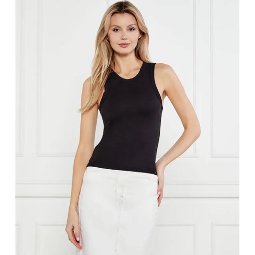 Calvin Klein Jeans Top MILANO | Slim Fit ze sklepu Gomez Fashion Store w kategorii Bluzki damskie - zdjęcie 184322762