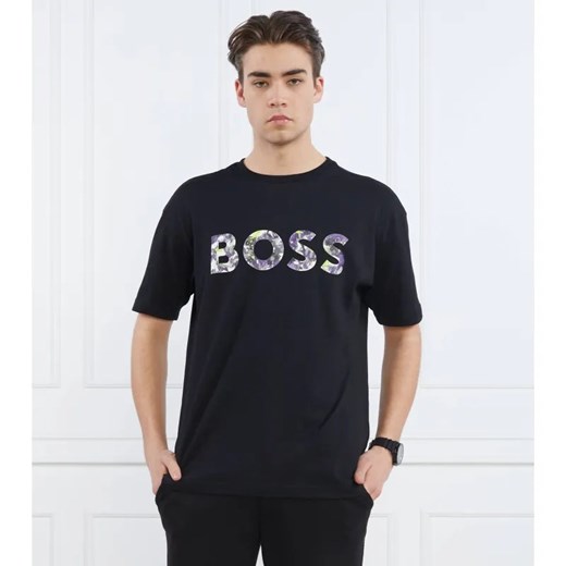 BOSS GREEN T-shirt LOTUS | Relaxed fit ze sklepu Gomez Fashion Store w kategorii T-shirty męskie - zdjęcie 184322870