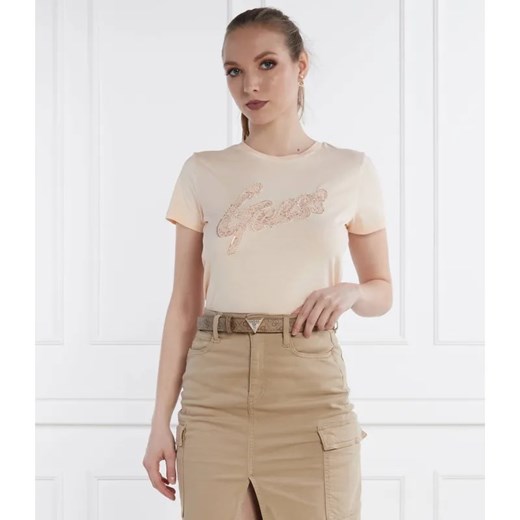 GUESS T-shirt | Regular Fit ze sklepu Gomez Fashion Store w kategorii Bluzki damskie - zdjęcie 184322873