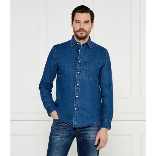 Tommy Hilfiger Jeansowa koszula | Regular Fit ze sklepu Gomez Fashion Store w kategorii Koszule męskie - zdjęcie 184322933