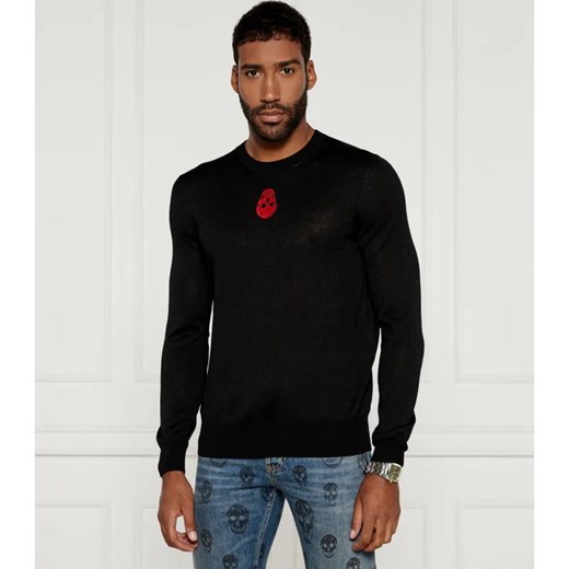 Alexander McQueen Wełniany sweter JUMPER | Regular Fit ze sklepu Gomez Fashion Store w kategorii Swetry męskie - zdjęcie 184322951