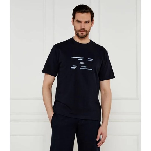 BOSS GREEN T-shirt Tee Tape HJ | Regular Fit ze sklepu Gomez Fashion Store w kategorii T-shirty męskie - zdjęcie 184322991