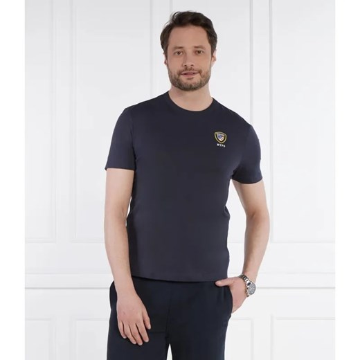 BLAUER T-shirt | Regular Fit ze sklepu Gomez Fashion Store w kategorii T-shirty męskie - zdjęcie 184323013