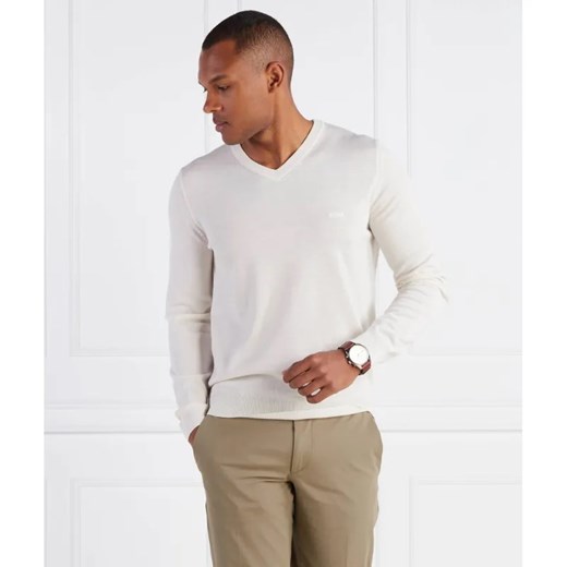 BOSS BLACK Wełniany sweter Baram-L | Regular Fit L Gomez Fashion Store promocyjna cena