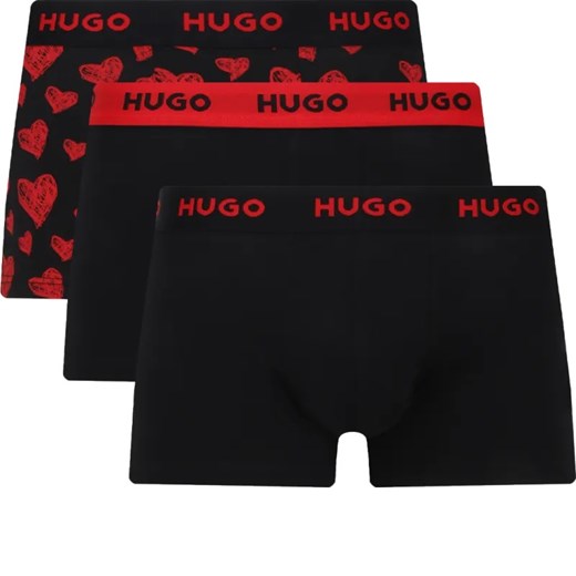 Hugo Bodywear Bokserki 3-pack TRUNK TRIPLET DESIGN ze sklepu Gomez Fashion Store w kategorii Majtki męskie - zdjęcie 184323042