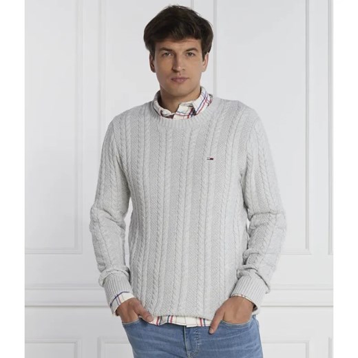 Tommy Jeans Sweter CABLE | Regular Fit ze sklepu Gomez Fashion Store w kategorii Swetry męskie - zdjęcie 184323082