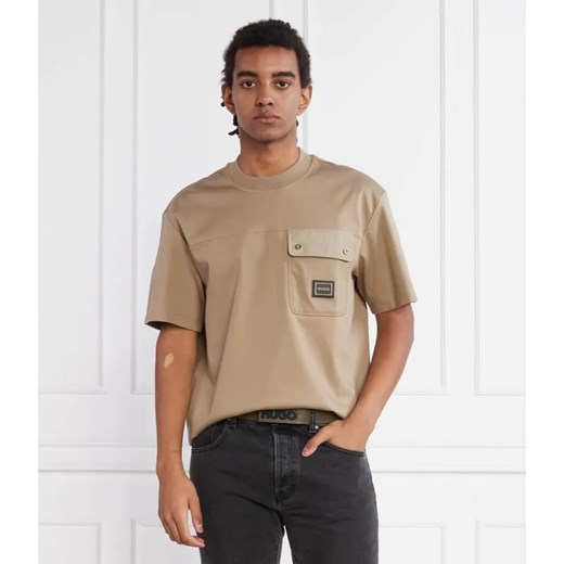 HUGO T-shirt Dayans | Regular Fit ze sklepu Gomez Fashion Store w kategorii T-shirty męskie - zdjęcie 184323084