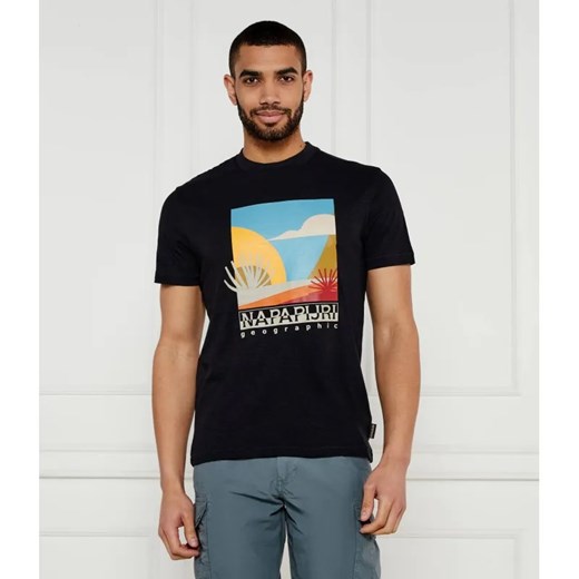 Napapijri T-shirt S-ARBIA | Regular Fit ze sklepu Gomez Fashion Store w kategorii T-shirty męskie - zdjęcie 184323110