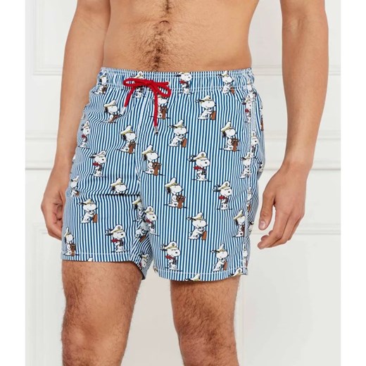 ST.Barth Szorty kąpielowe GUSTAVIA SNOOPY | MC2 ST. BARTH X PEANUTS | Regular Fit ze sklepu Gomez Fashion Store w kategorii Kąpielówki - zdjęcie 184323111