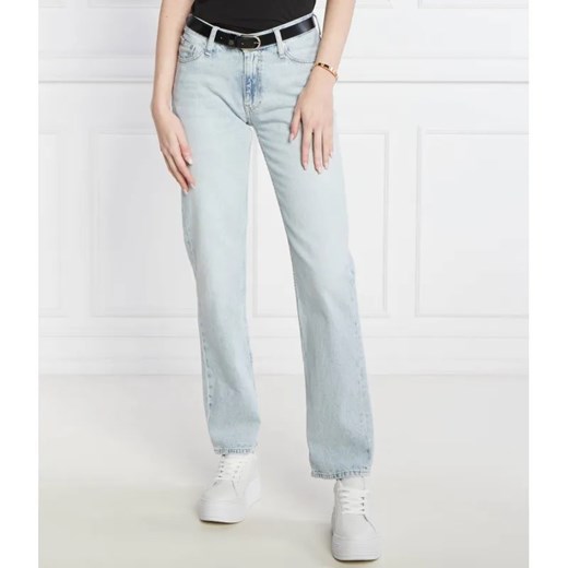 Calvin Klein Jeans Jeansy | Straight fit | low rise ze sklepu Gomez Fashion Store w kategorii Jeansy damskie - zdjęcie 184323203