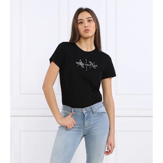 Armani Exchange T-shirt | Regular Fit ze sklepu Gomez Fashion Store w kategorii Bluzki damskie - zdjęcie 184323233