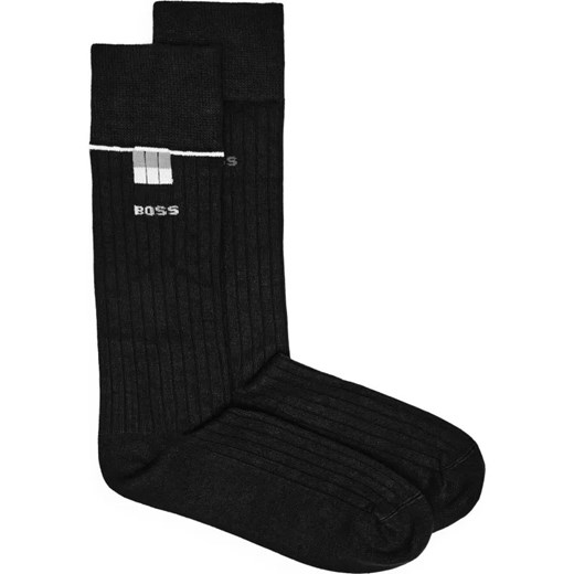 BOSS BLACK Skarpety 2-pack 2P RS Fine Rib EC ze sklepu Gomez Fashion Store w kategorii Skarpetki męskie - zdjęcie 184323264