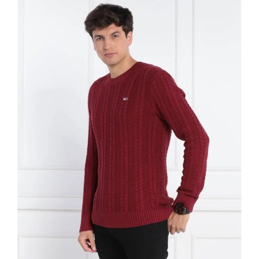 Tommy Jeans Sweter TJM REG CABLE | Regular Fit ze sklepu Gomez Fashion Store w kategorii Swetry męskie - zdjęcie 184323280
