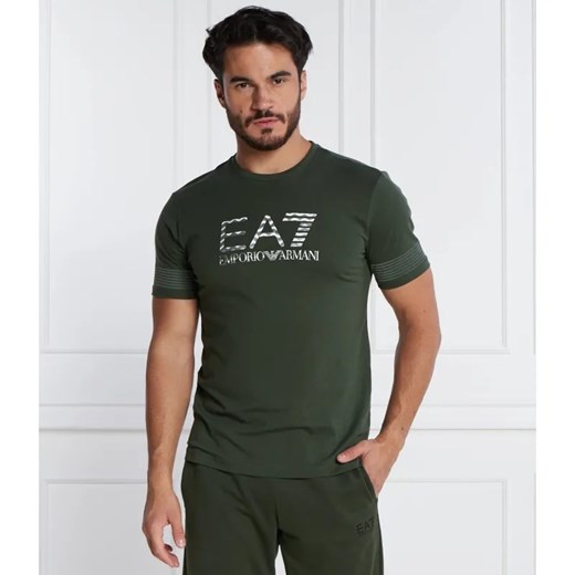 EA7 T-shirt | Regular Fit ze sklepu Gomez Fashion Store w kategorii T-shirty męskie - zdjęcie 184323333