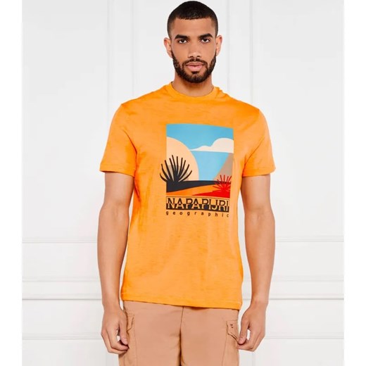 Napapijri T-shirt S-ARBIA | Regular Fit ze sklepu Gomez Fashion Store w kategorii T-shirty męskie - zdjęcie 184323354