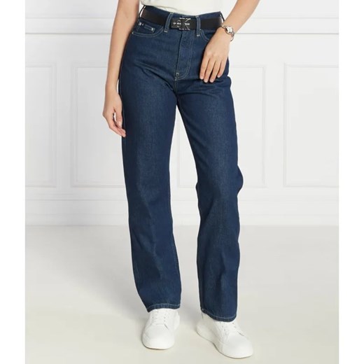 Calvin Klein Jeans Jeansy | Straight fit | high rise ze sklepu Gomez Fashion Store w kategorii Jeansy damskie - zdjęcie 184323372