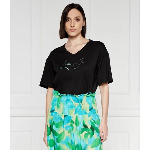 Liu Jo Sport T-shirt | Relaxed fit ze sklepu Gomez Fashion Store w kategorii Bluzki damskie - zdjęcie 184323394