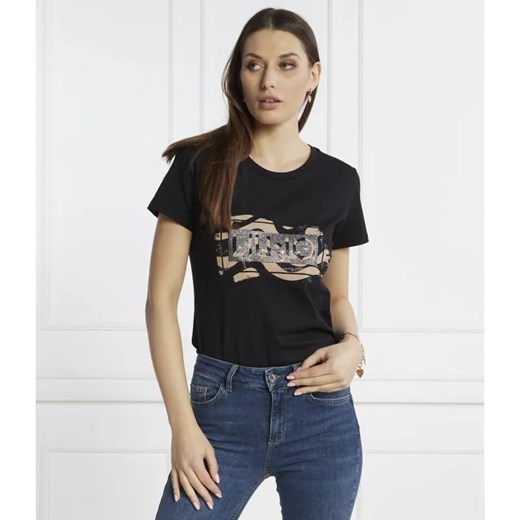 Liu Jo T-shirt | Regular Fit ze sklepu Gomez Fashion Store w kategorii Bluzki damskie - zdjęcie 184323463