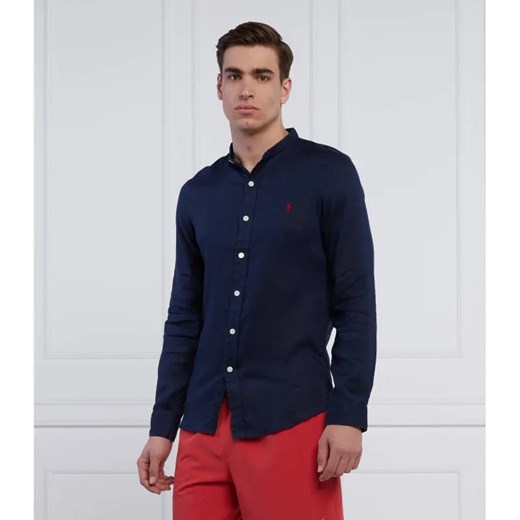 POLO RALPH LAUREN Lniana koszula | Slim Fit ze sklepu Gomez Fashion Store w kategorii Koszule męskie - zdjęcie 184323550