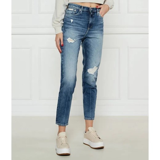 Calvin Klein Jeans Jeansy | Mom Fit | high rise ze sklepu Gomez Fashion Store w kategorii Jeansy damskie - zdjęcie 184323574