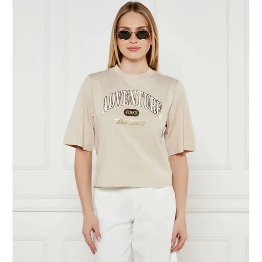 Pinko T-shirt Adventure | Loose fit ze sklepu Gomez Fashion Store w kategorii Bluzki damskie - zdjęcie 184323581