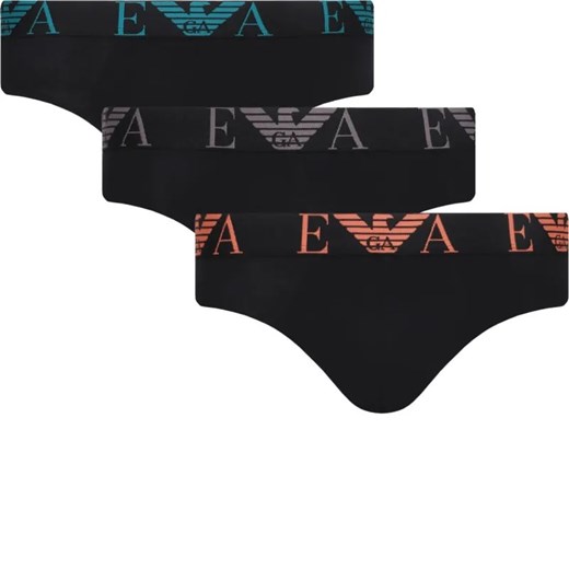 Emporio Armani Slipy 3-pack ze sklepu Gomez Fashion Store w kategorii Majtki męskie - zdjęcie 184323642