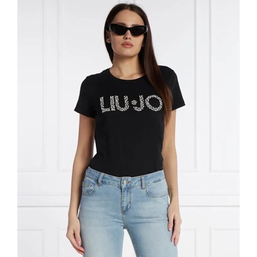 Liu Jo T-shirt | Regular Fit ze sklepu Gomez Fashion Store w kategorii Bluzki damskie - zdjęcie 184323652