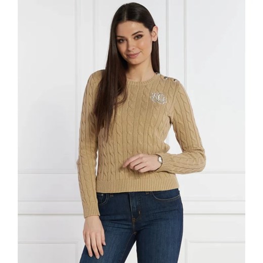 LAUREN RALPH LAUREN Sweter MONTIVA | Slim Fit ze sklepu Gomez Fashion Store w kategorii Swetry damskie - zdjęcie 184323684