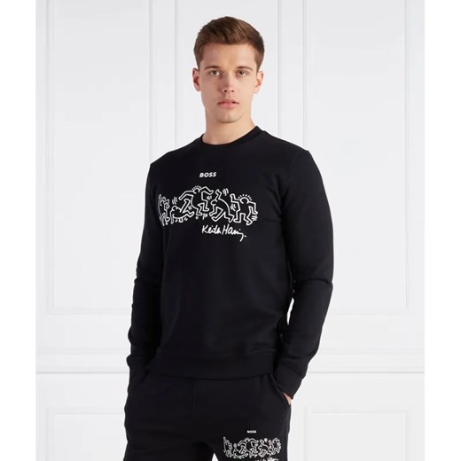 BOSS BLACK Bluza W Haring | Regular Fit ze sklepu Gomez Fashion Store w kategorii Bluzy męskie - zdjęcie 184323714
