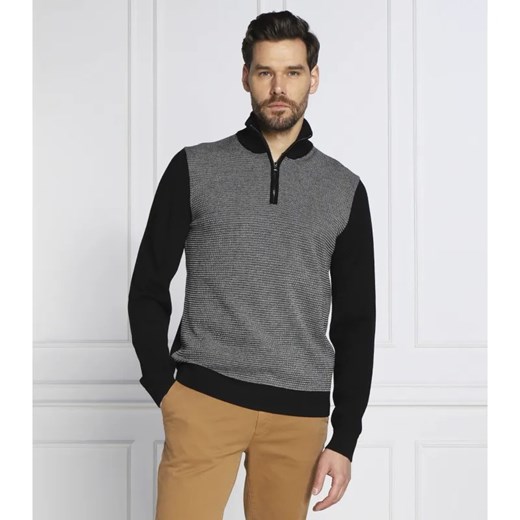 BOSS BLACK Wełniany sweter Ladamo | Regular Fit ze sklepu Gomez Fashion Store w kategorii Swetry męskie - zdjęcie 184323744
