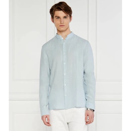 HUGO Lniana koszula Elvory | Slim Fit ze sklepu Gomez Fashion Store w kategorii Koszule męskie - zdjęcie 184323750