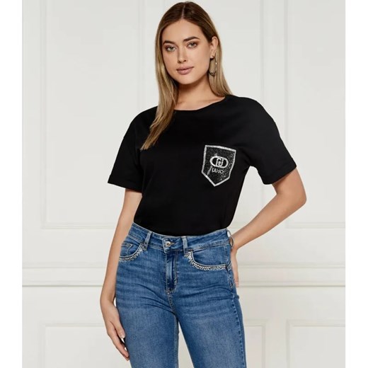 Liu Jo T-shirt | Regular Fit ze sklepu Gomez Fashion Store w kategorii Bluzki damskie - zdjęcie 184323763