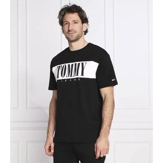 Tommy Jeans T-shirt COLORBLOCK | Regular Fit ze sklepu Gomez Fashion Store w kategorii T-shirty męskie - zdjęcie 184323833