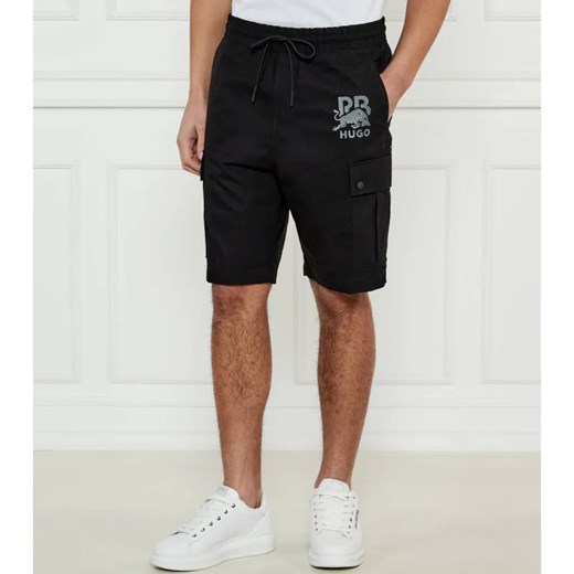 HUGO Szorty Garlio HUGO x Racing Bulls | Loose fit ze sklepu Gomez Fashion Store w kategorii Spodenki męskie - zdjęcie 184323870