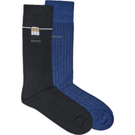 BOSS BLACK Skarpety 2-pack 2P RS Fine Rib EC ze sklepu Gomez Fashion Store w kategorii Skarpetki męskie - zdjęcie 184323893