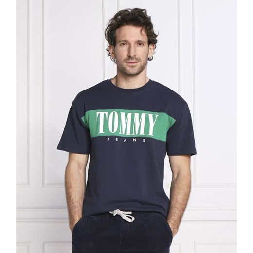 Tommy Jeans T-shirt COLORBLOCK | Regular Fit ze sklepu Gomez Fashion Store w kategorii T-shirty męskie - zdjęcie 184323983