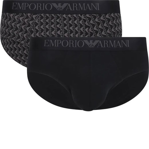 Emporio Armani Slipy 2-pack ze sklepu Gomez Fashion Store w kategorii Majtki męskie - zdjęcie 184324080