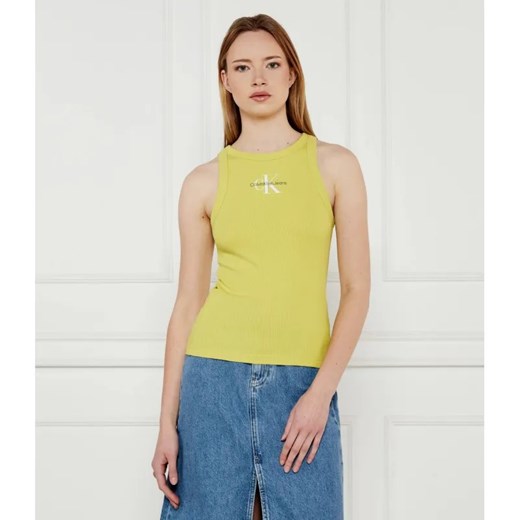 Calvin Klein Jeans Top | Slim Fit ze sklepu Gomez Fashion Store w kategorii Bluzki damskie - zdjęcie 184324161
