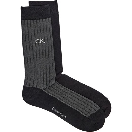 Calvin Klein Skarpety 2-pack DROPNEEDLE RIB ze sklepu Gomez Fashion Store w kategorii Skarpetki męskie - zdjęcie 184324193