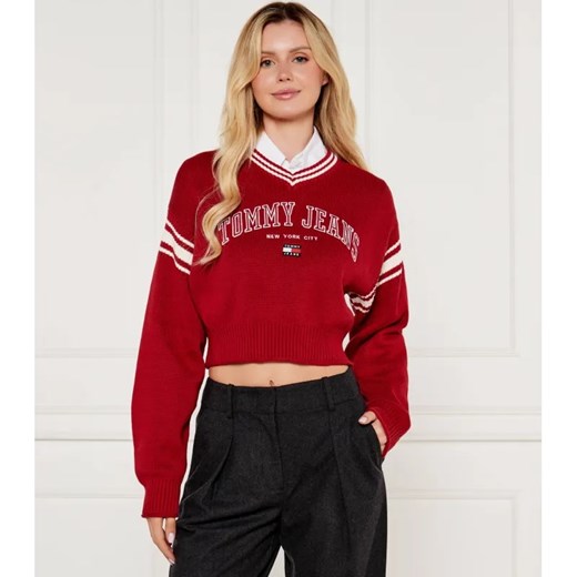 Tommy Jeans Sweter | Cropped Fit ze sklepu Gomez Fashion Store w kategorii Swetry damskie - zdjęcie 184324200