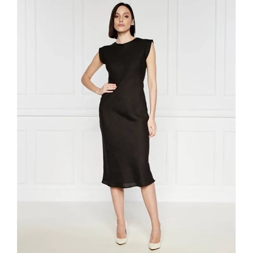Marella Lniana sukienka HIDALGO ze sklepu Gomez Fashion Store w kategorii Sukienki - zdjęcie 184324204