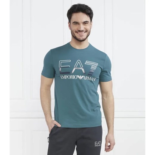 EA7 T-shirt | Regular Fit ze sklepu Gomez Fashion Store w kategorii T-shirty męskie - zdjęcie 184324280