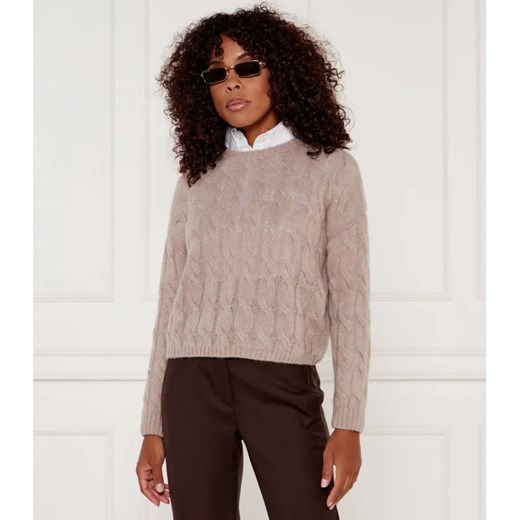 Marella SPORT Wełniany sweter Clarino1 | Regular Fit ze sklepu Gomez Fashion Store w kategorii Swetry damskie - zdjęcie 184324323