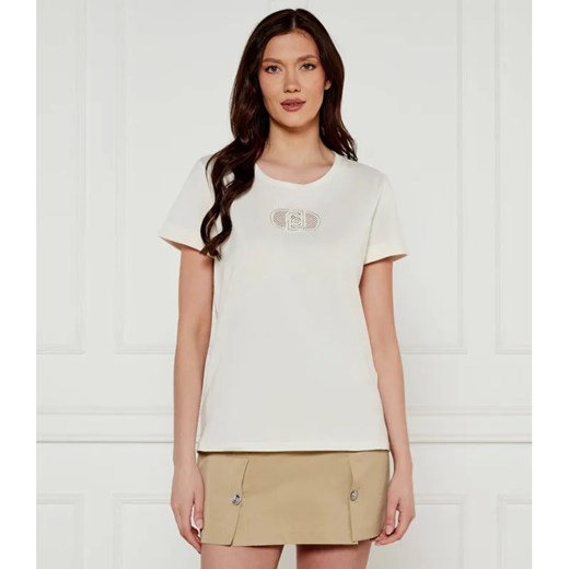 Liu Jo Sport T-shirt | Regular Fit ze sklepu Gomez Fashion Store w kategorii Bluzki damskie - zdjęcie 184324383