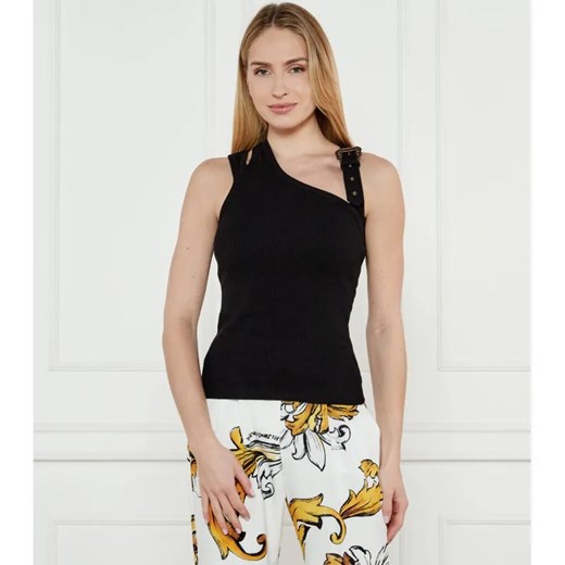 Versace Jeans Couture Top COSTINA RIBANA | Slim Fit ze sklepu Gomez Fashion Store w kategorii Bluzki damskie - zdjęcie 184324500