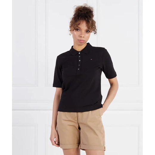 Tommy Hilfiger Polo PIQUE | Regular Fit ze sklepu Gomez Fashion Store w kategorii Bluzki damskie - zdjęcie 184324510